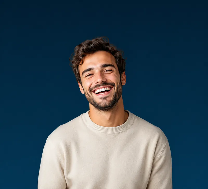 Optimability team member smiling during an intro call
